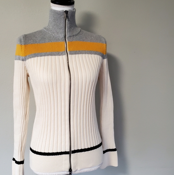 Eddie Bauer Full-length Zip Sweater- Size M - Picture 2 of 8